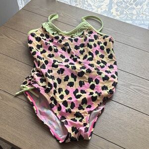 Leopard Print One-Piece Swimsuit